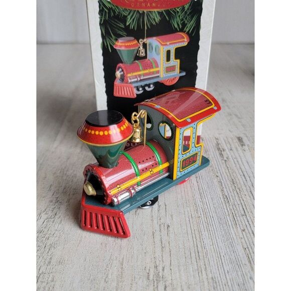 Hallmark 1994 Yuletide Central train ornament Xmas - Picture 1 of 6